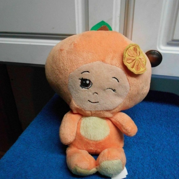 NEN Plush Orange Citrus Doll Plush Stuffed Toy 10 in Tall Fruit - Picture 2 of 2